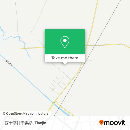 西十字排干渠桥 map