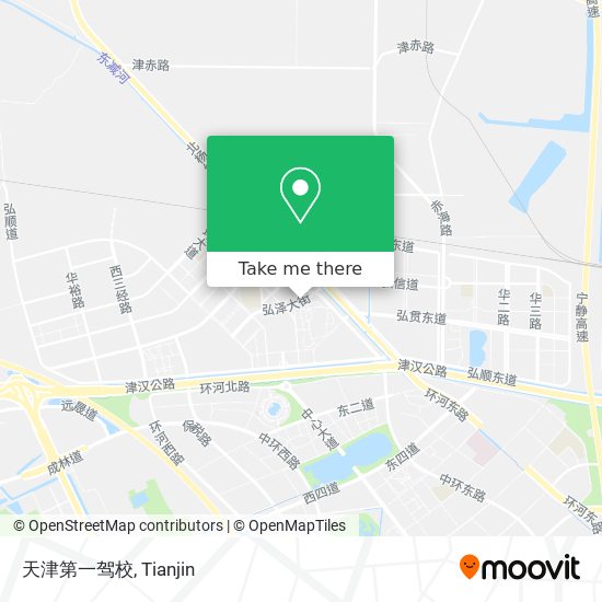 天津第一驾校 map