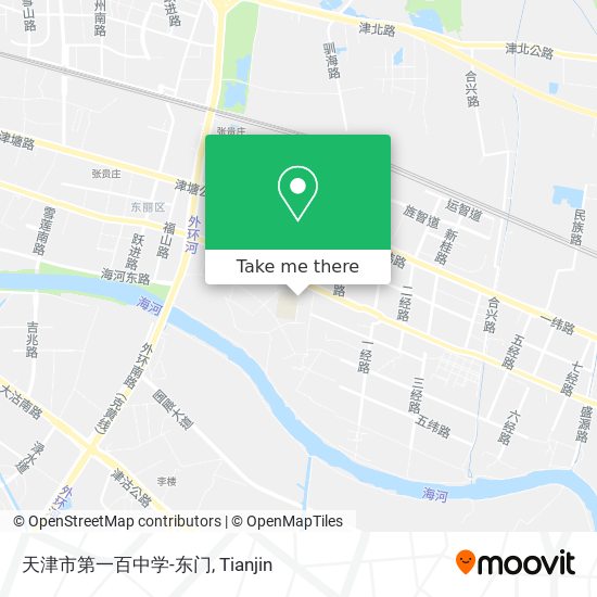 天津市第一百中学-东门 map