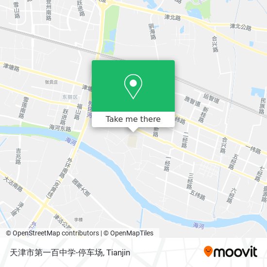 天津市第一百中学-停车场 map