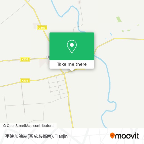 宇通加油站(富成名都南) map