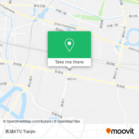 奥城KTV map