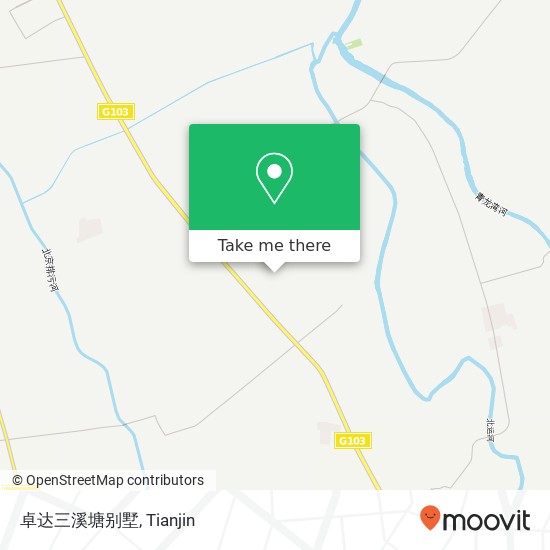 卓达三溪塘别墅 map