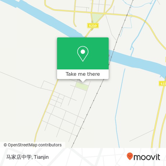 马家店中学 map