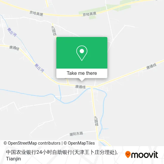 中国农业银行24小时自助银行(天津王卜庄分理处) map