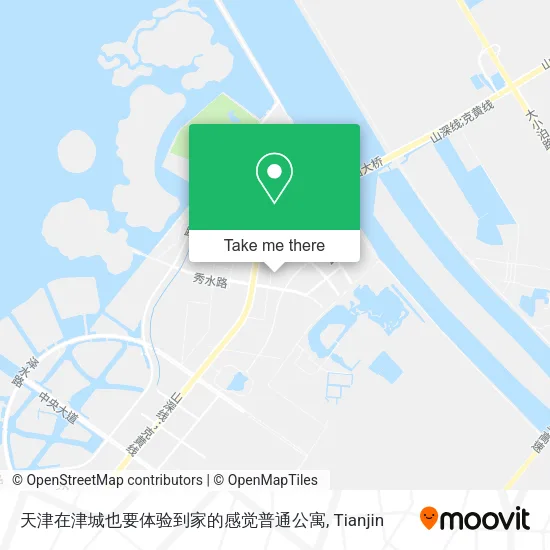 天津在津城也要体验到家的感觉普通公寓 map