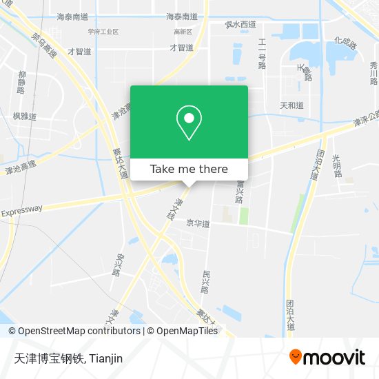 天津博宝钢铁 map