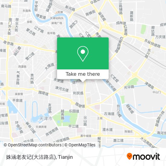 姝涵老友记(大沽路店) map