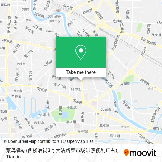 菜鸟驿站(西楼后街3号大沽路菜市场洪燕便利广占) map