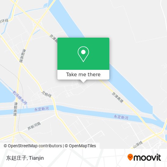 东赵庄子 map