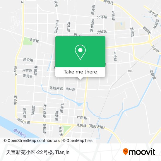 天宝新苑小区-22号楼 map