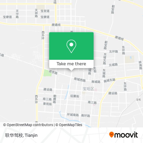 联华驾校 map