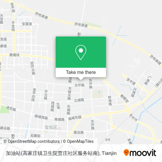 加油站(高家庄镇卫生院贾庄社区服务站南) map