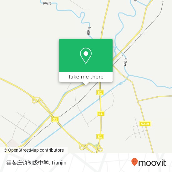 霍各庄镇初级中学 map
