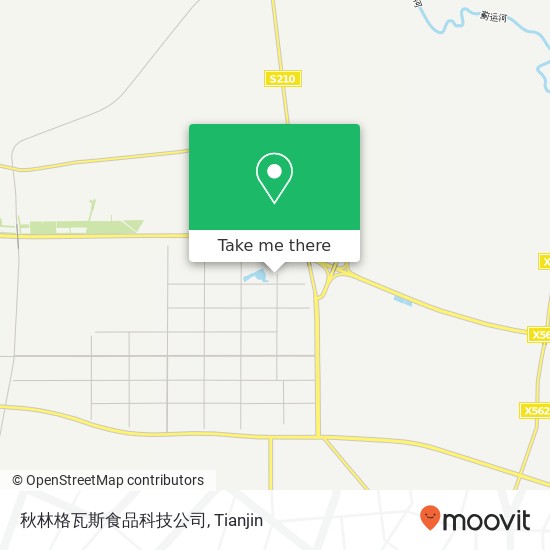 秋林格瓦斯食品科技公司 map