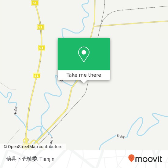 蓟县下仓镇委 map