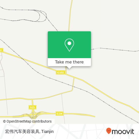 宏伟汽车美容装具 map
