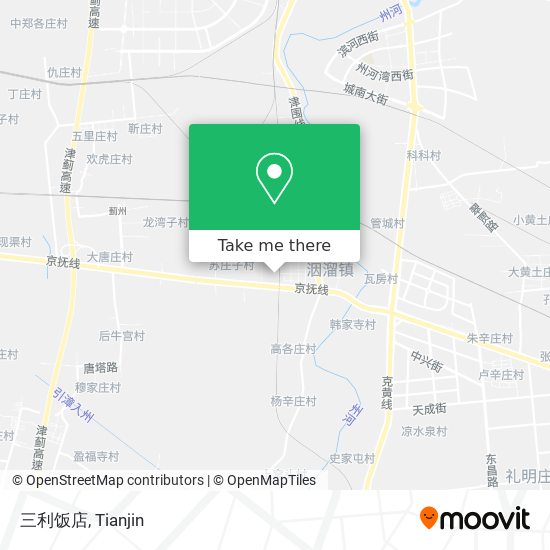 三利饭店 map