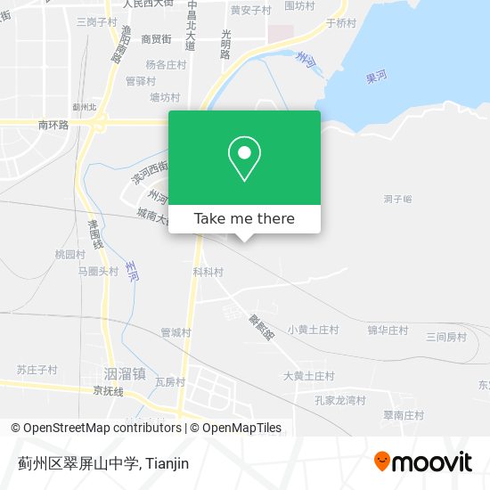 蓟州区翠屏山中学 map