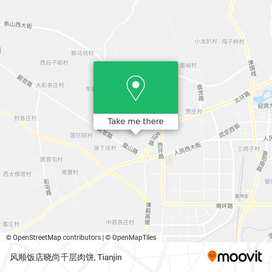 风顺饭店晓尚千层肉饼 map
