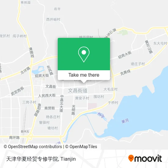 天津华夏经贸专修学院 map