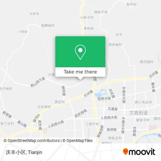 庆丰小区 map