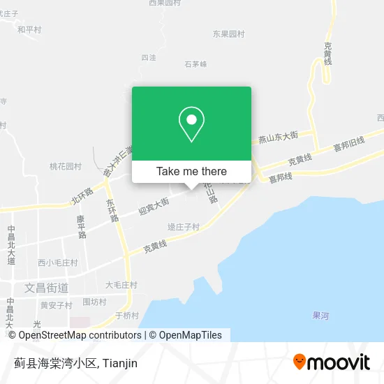 蓟县海棠湾小区 map