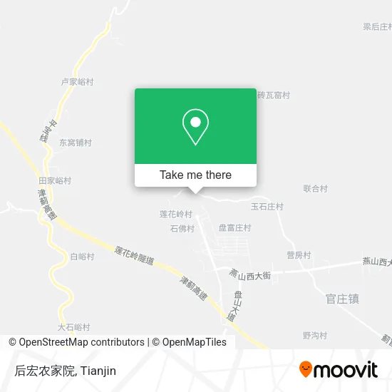 后宏农家院 map