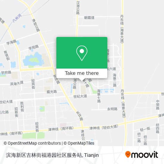 滨海新区古林街福港园社区服务站 map