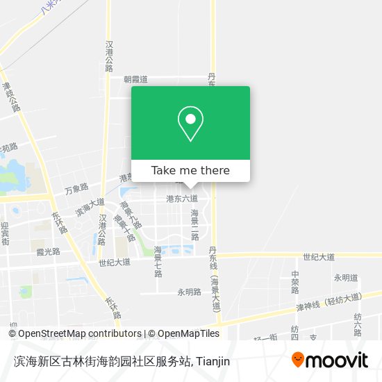 滨海新区古林街海韵园社区服务站 map