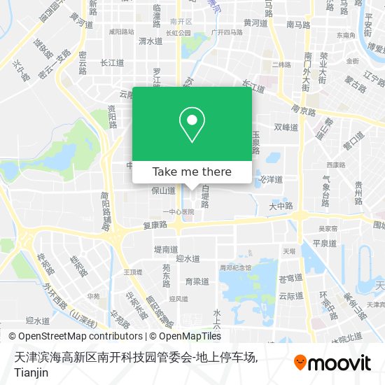 天津滨海高新区南开科技园管委会-地上停车场 map