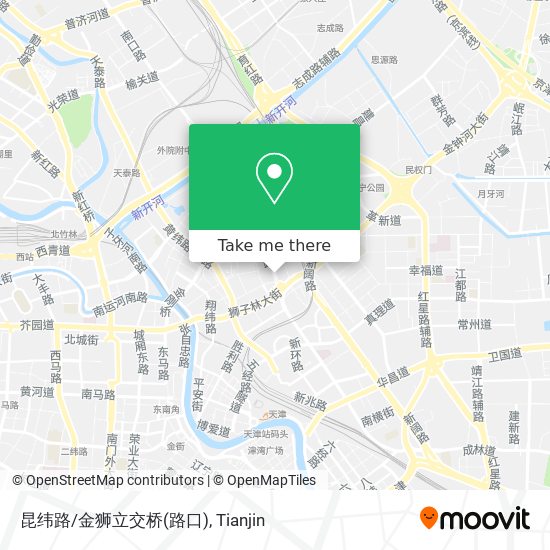 昆纬路/金狮立交桥(路口) map