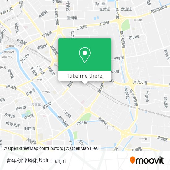 青年创业孵化基地 map