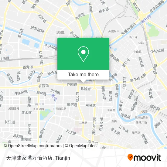 天津陆家嘴万怡酒店 map