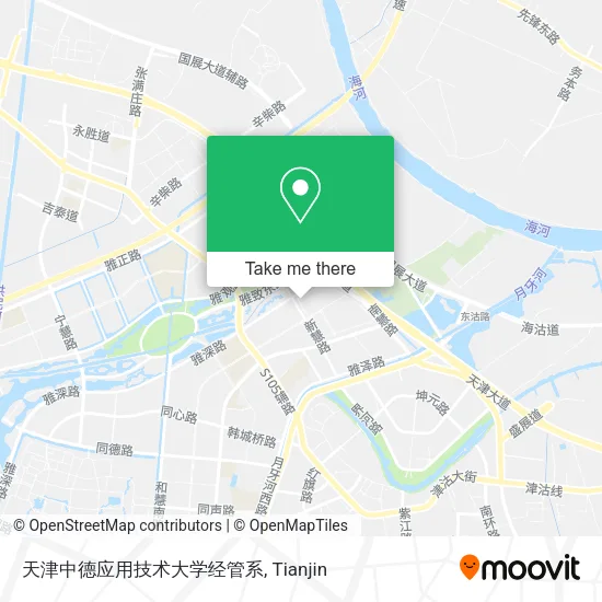 天津中德应用技术大学经管系 map