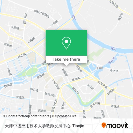 天津中德应用技术大学教师发展中心 map