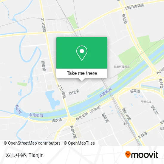 双辰中路 map