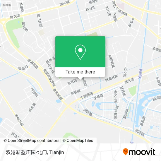 双港新盈庄园-北门 map