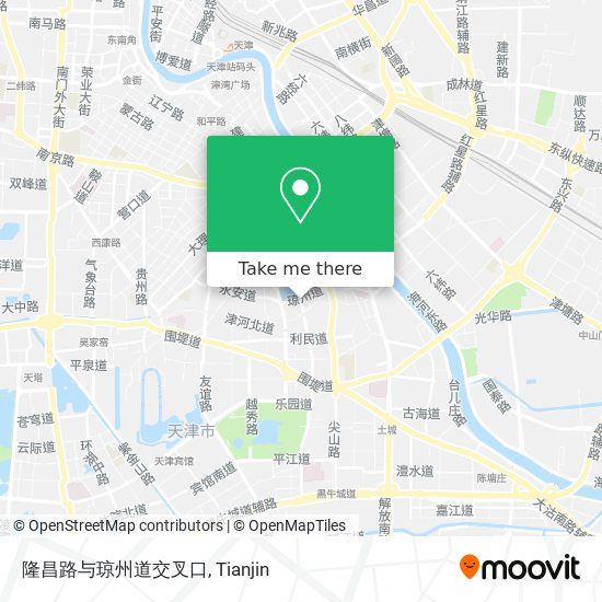 隆昌路与琼州道交叉口 map