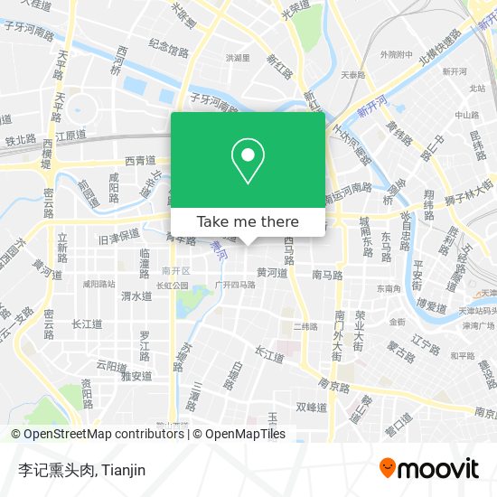 李记熏头肉 map
