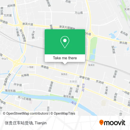 张贵庄车站货场 map