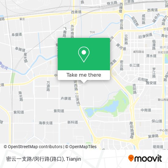 密云一支路/闵行路(路口) map