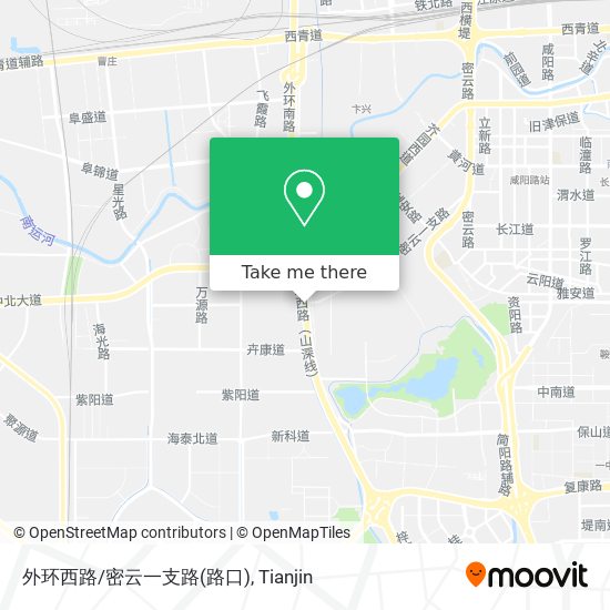 外环西路/密云一支路(路口) map
