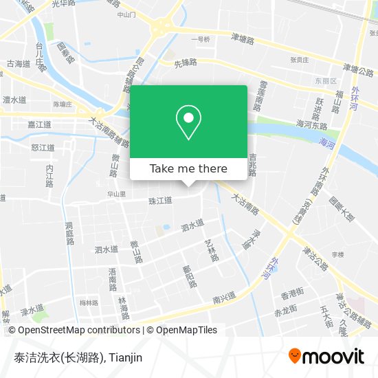 泰洁洗衣(长湖路) map