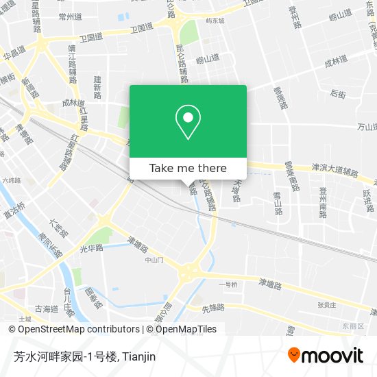 芳水河畔家园-1号楼 map