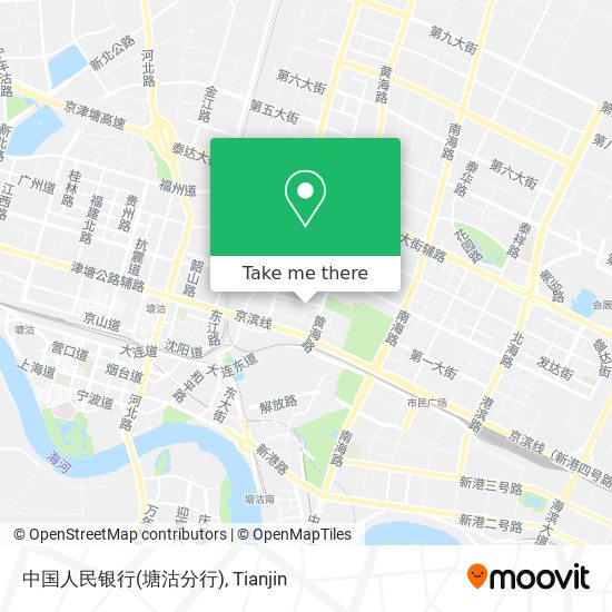 中国人民银行(塘沽分行) map