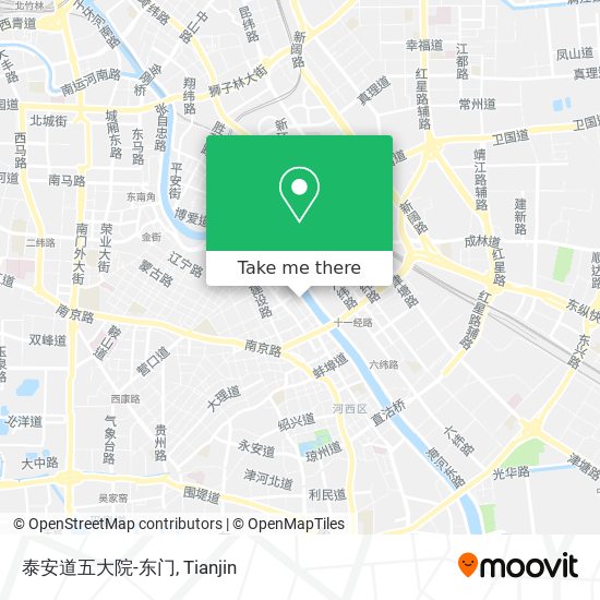 泰安道五大院-东门 map