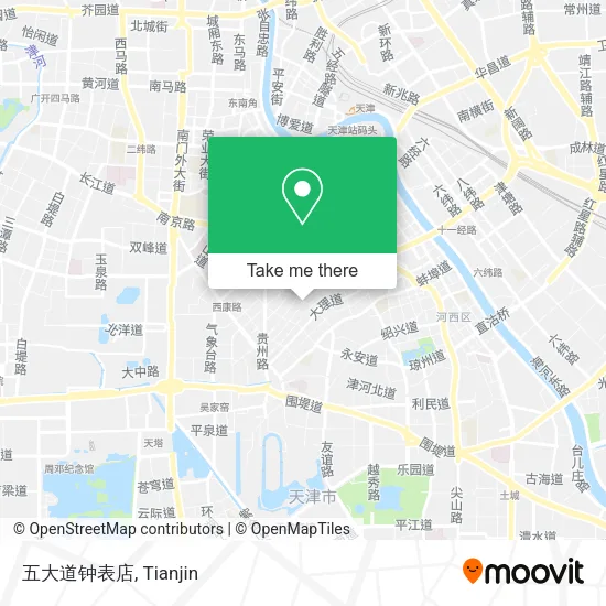 五大道钟表店 map
