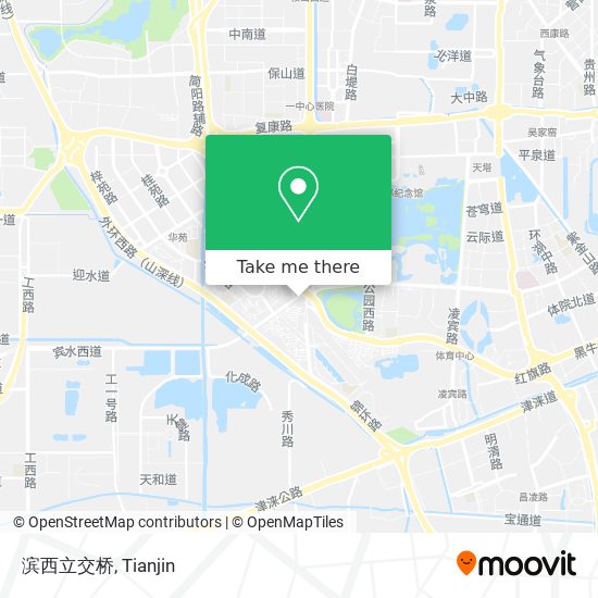 滨西立交桥 map