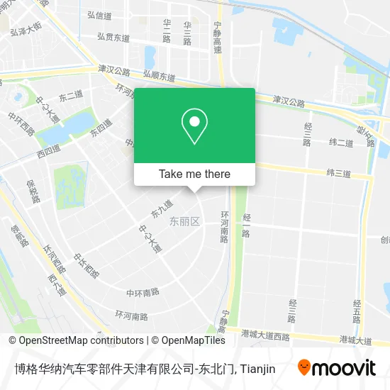 博格华纳汽车零部件天津有限公司-东北门 map